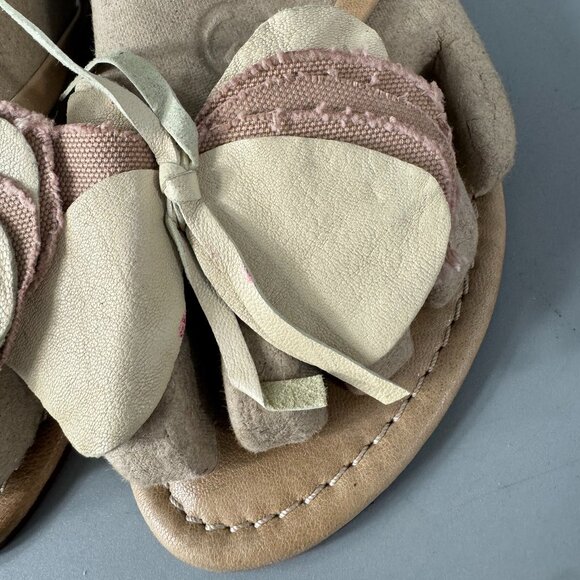 J Crew Made in Italy Suede/Leather Flip-flop Sandals, Size 5 - Picture 5 of 14